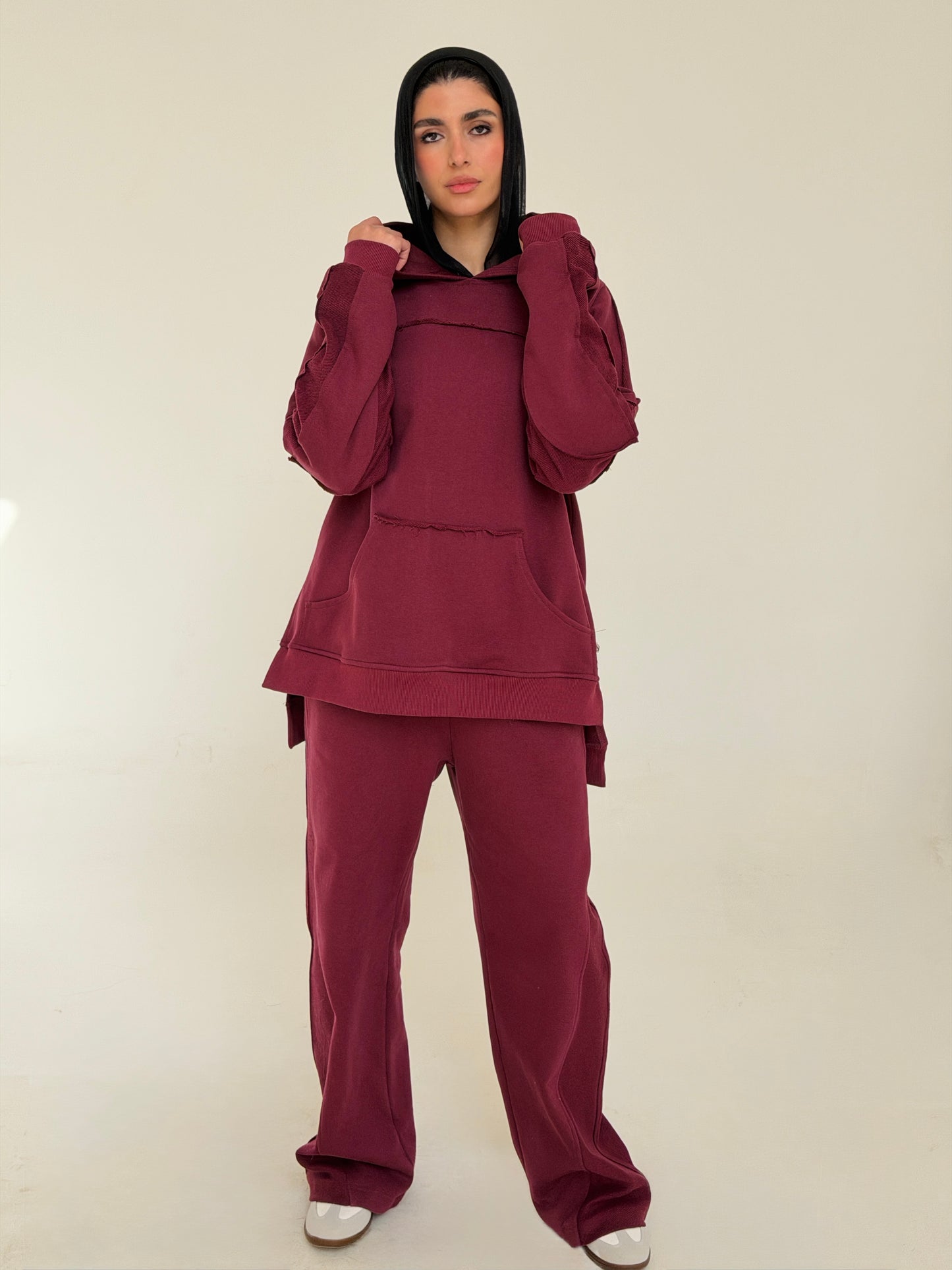 Daily Go set In Burgundy