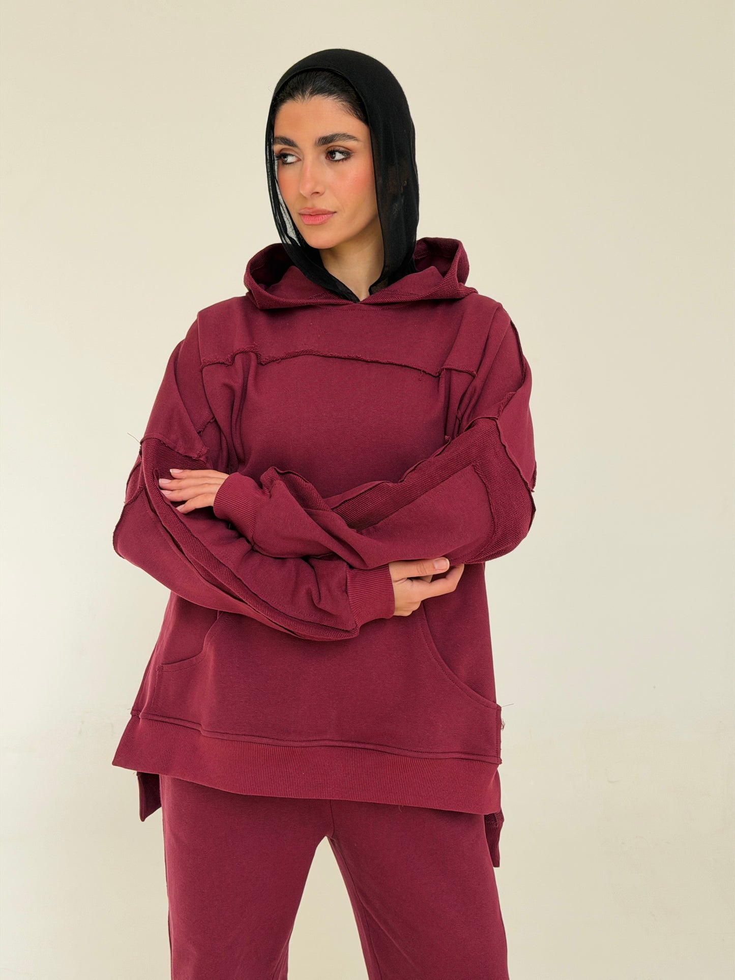 Daily Go set In Burgundy