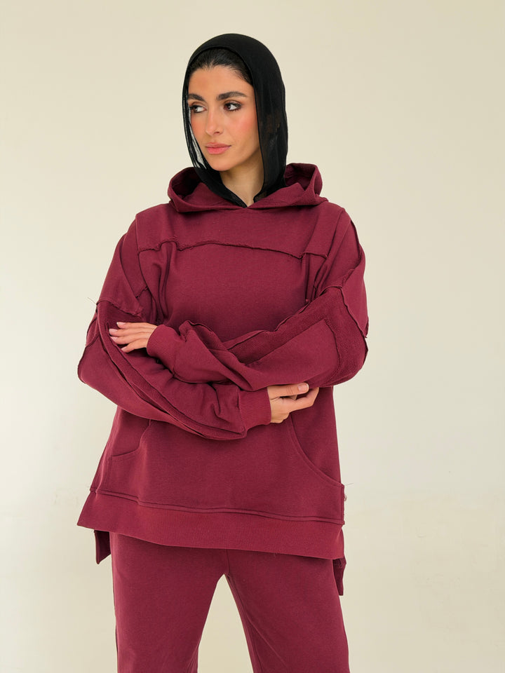 Daily Go set In Burgundy