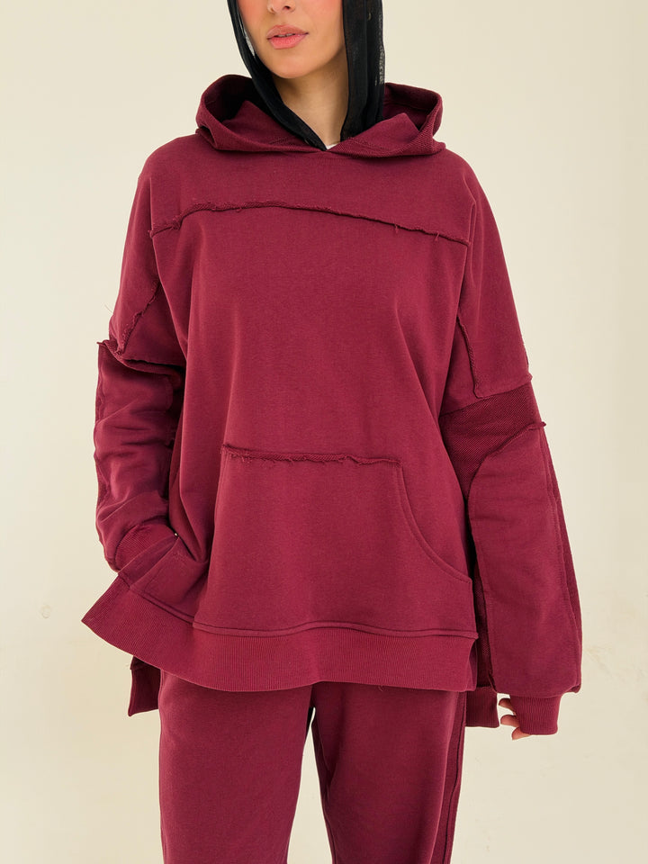 Daily Go set In Burgundy