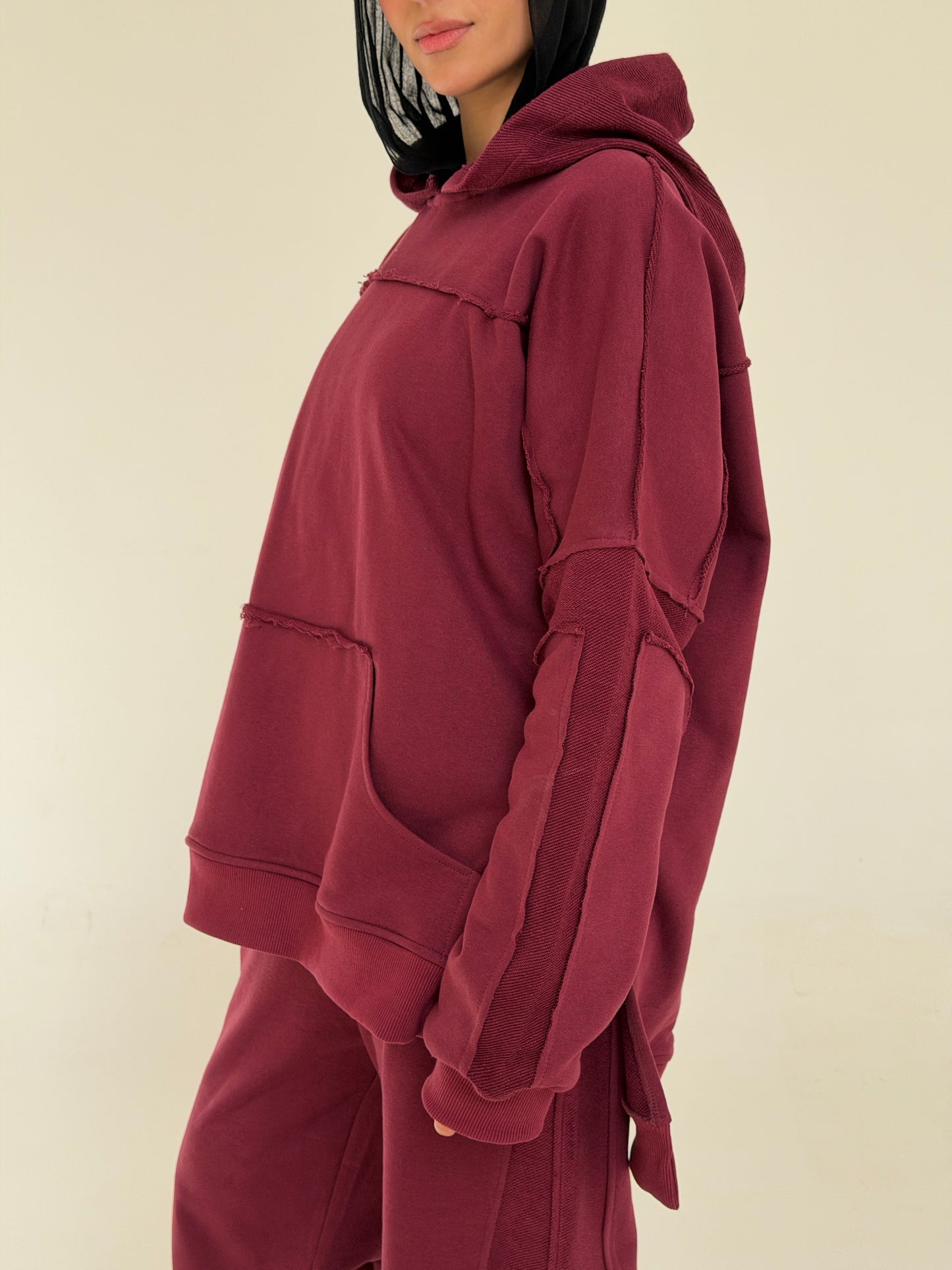 Daily Go set In Burgundy