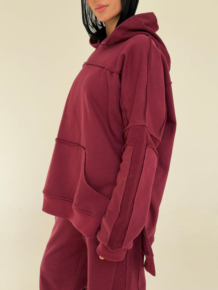 Daily Go set In Burgundy