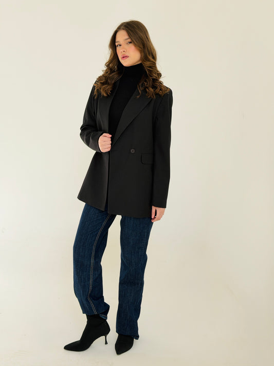 Boss Mode Blazer In Black