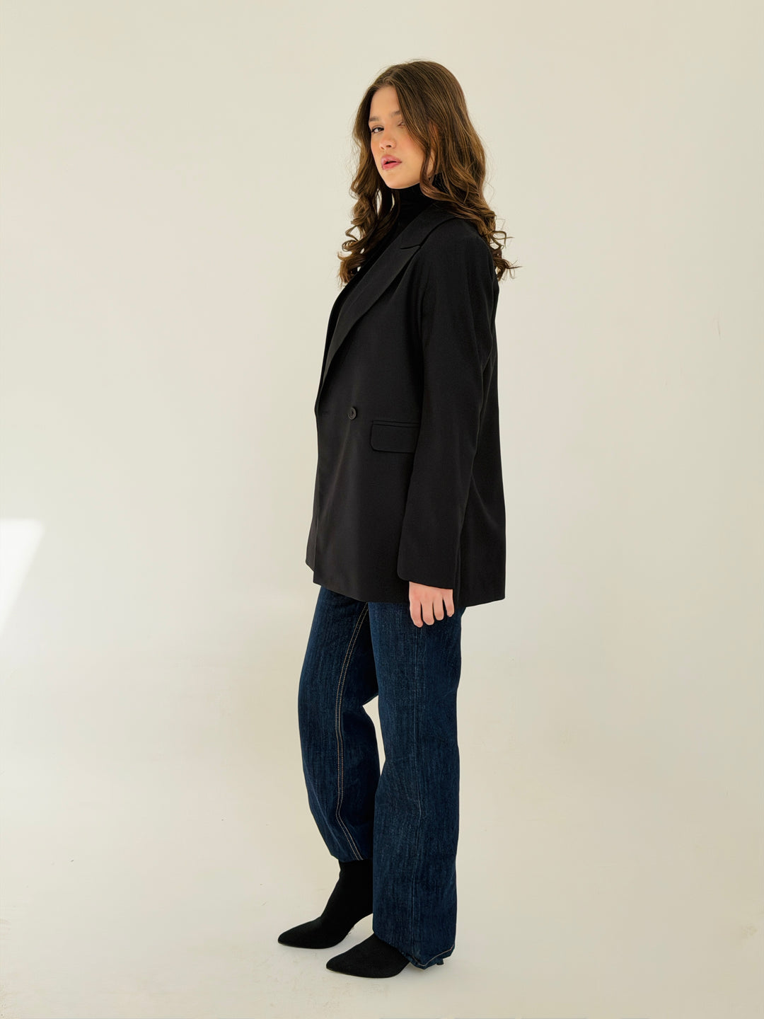 Boss Mode Blazer In Black