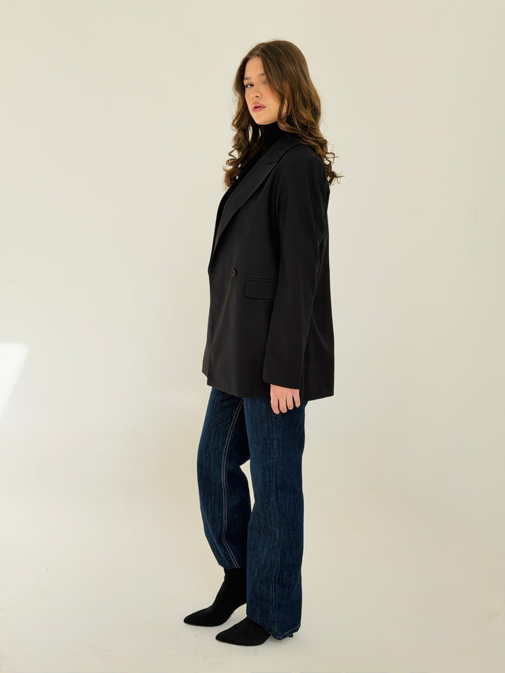 Boss Mode Blazer In Black