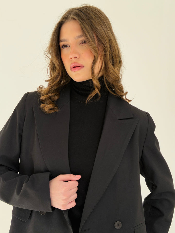 Boss Mode Blazer In Black