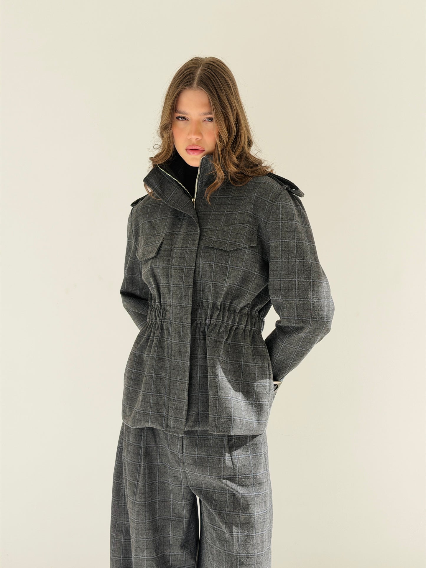 Checkered suit  in Dark Gray