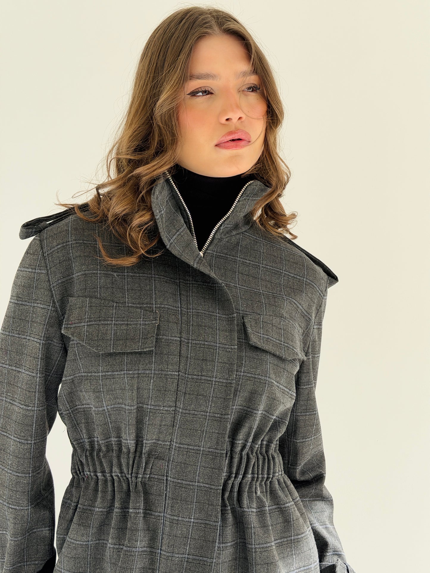 Checkered suit  in Dark Gray