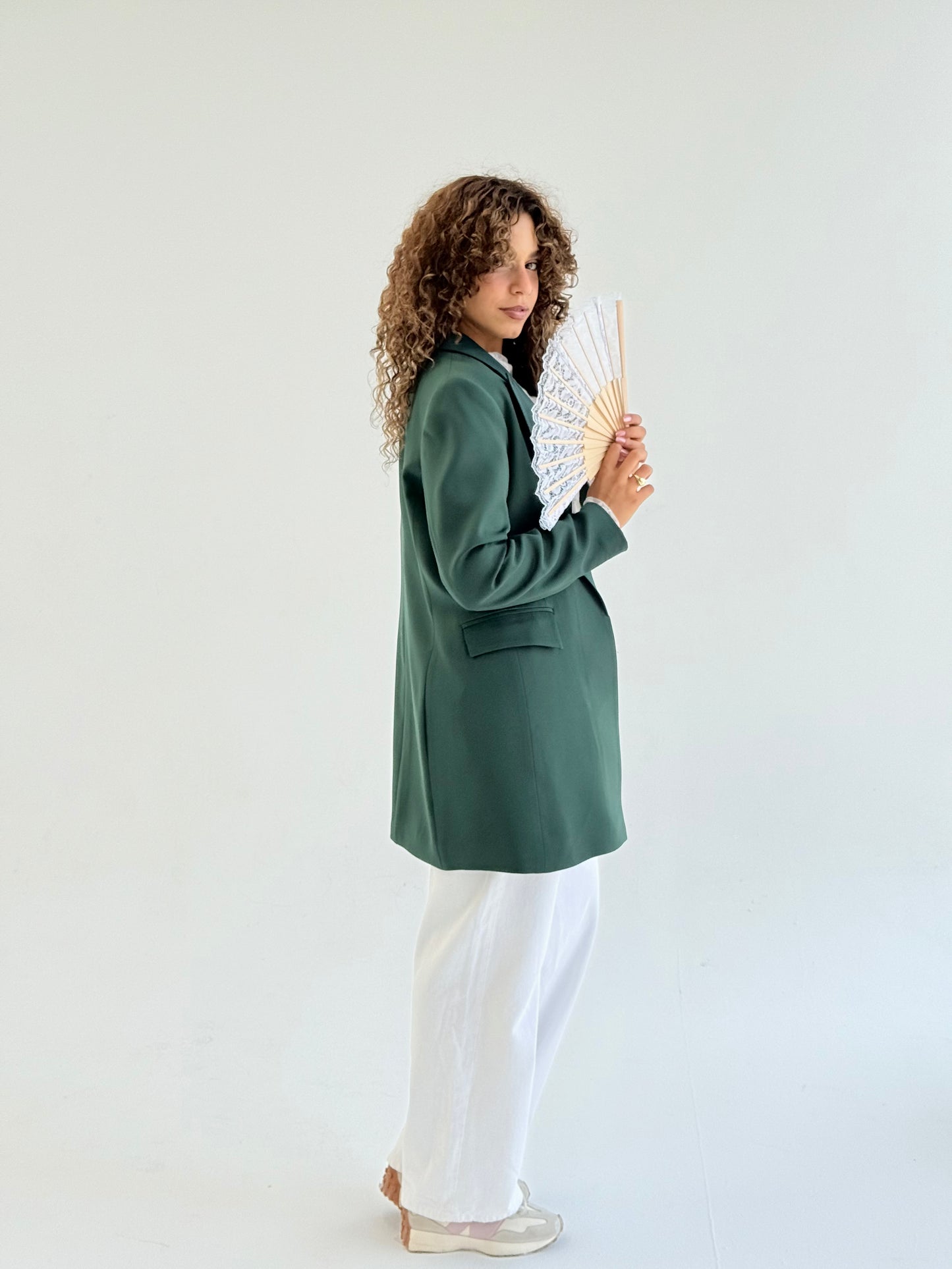 SLIM FIT OLIVE BLAZER