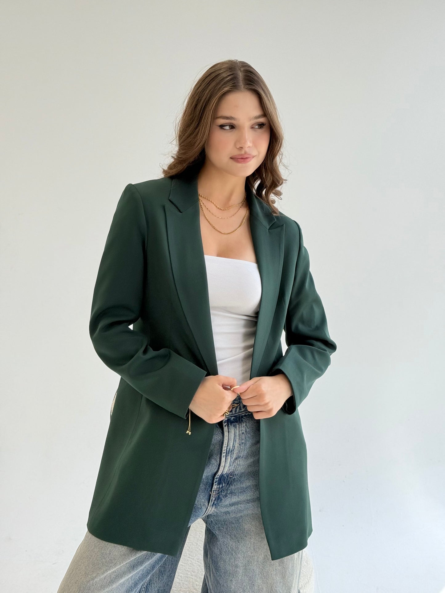 SLIM FIT OLIVE BLAZER