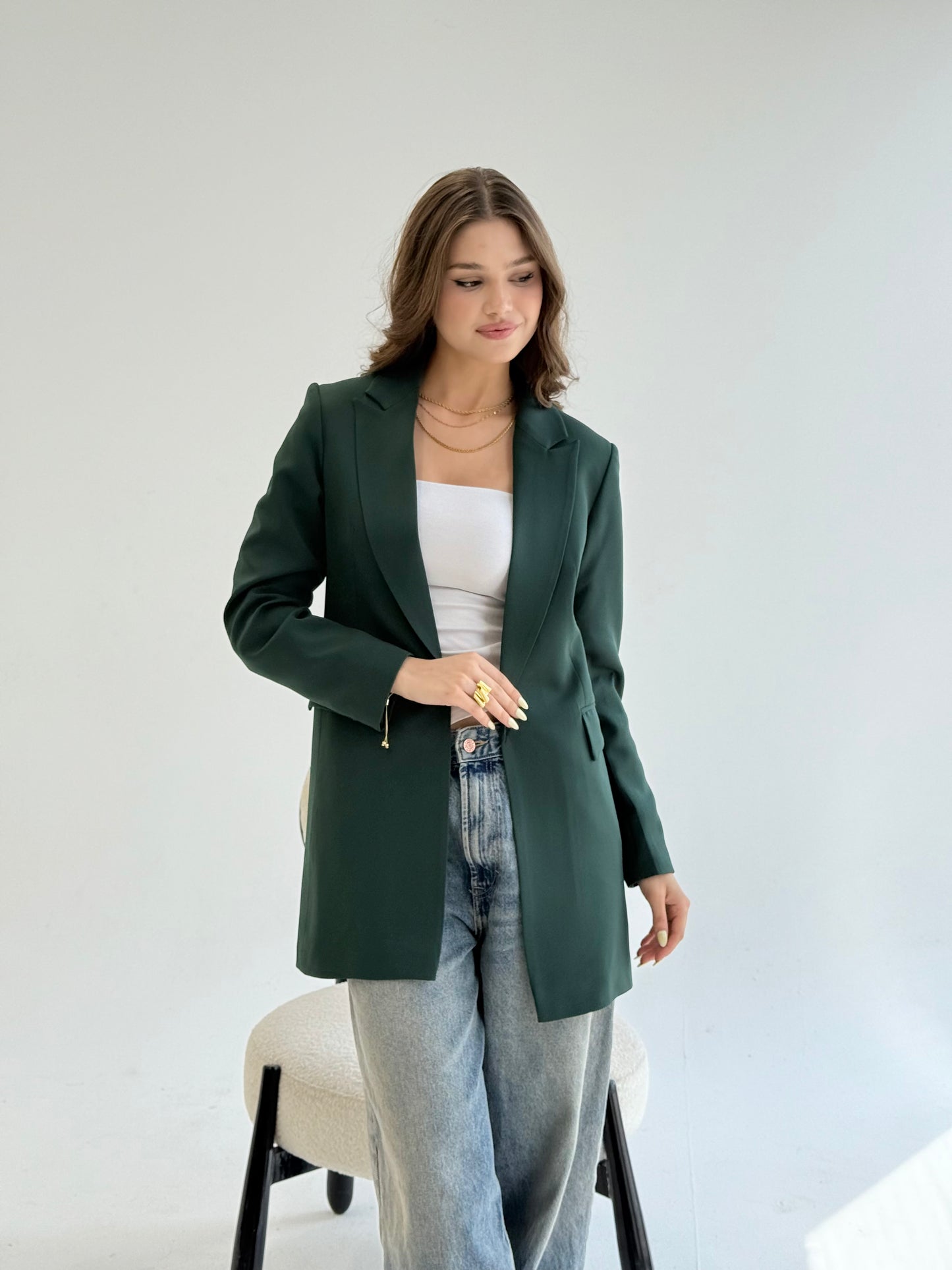 SLIM FIT OLIVE BLAZER