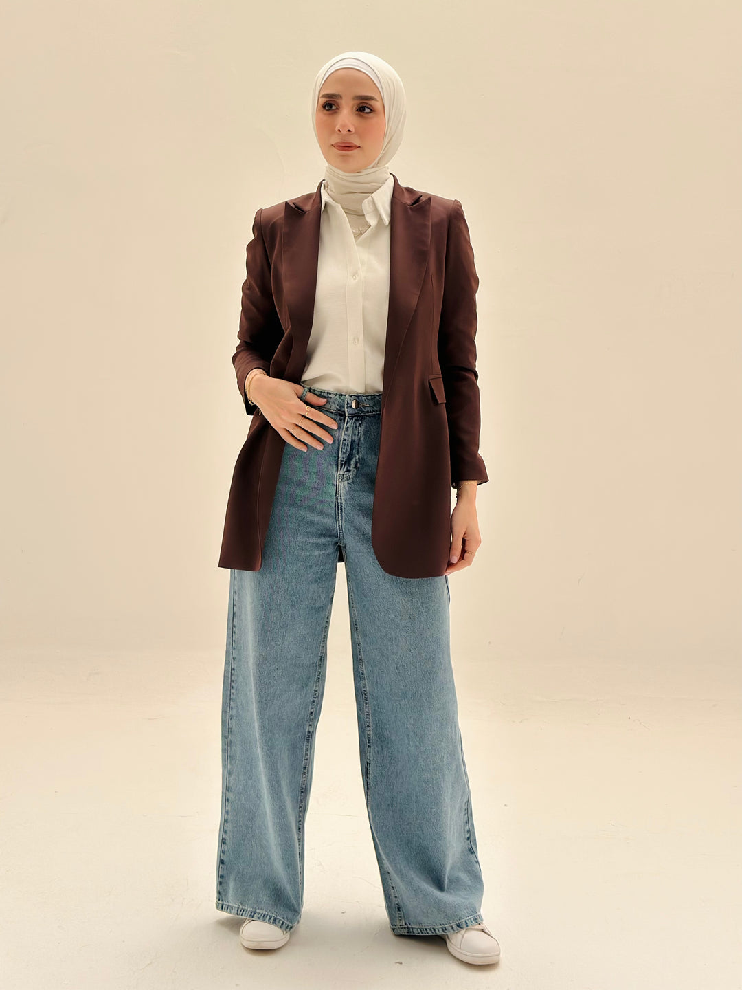 SLIM FIT Chocolate BROWN BLAZER
