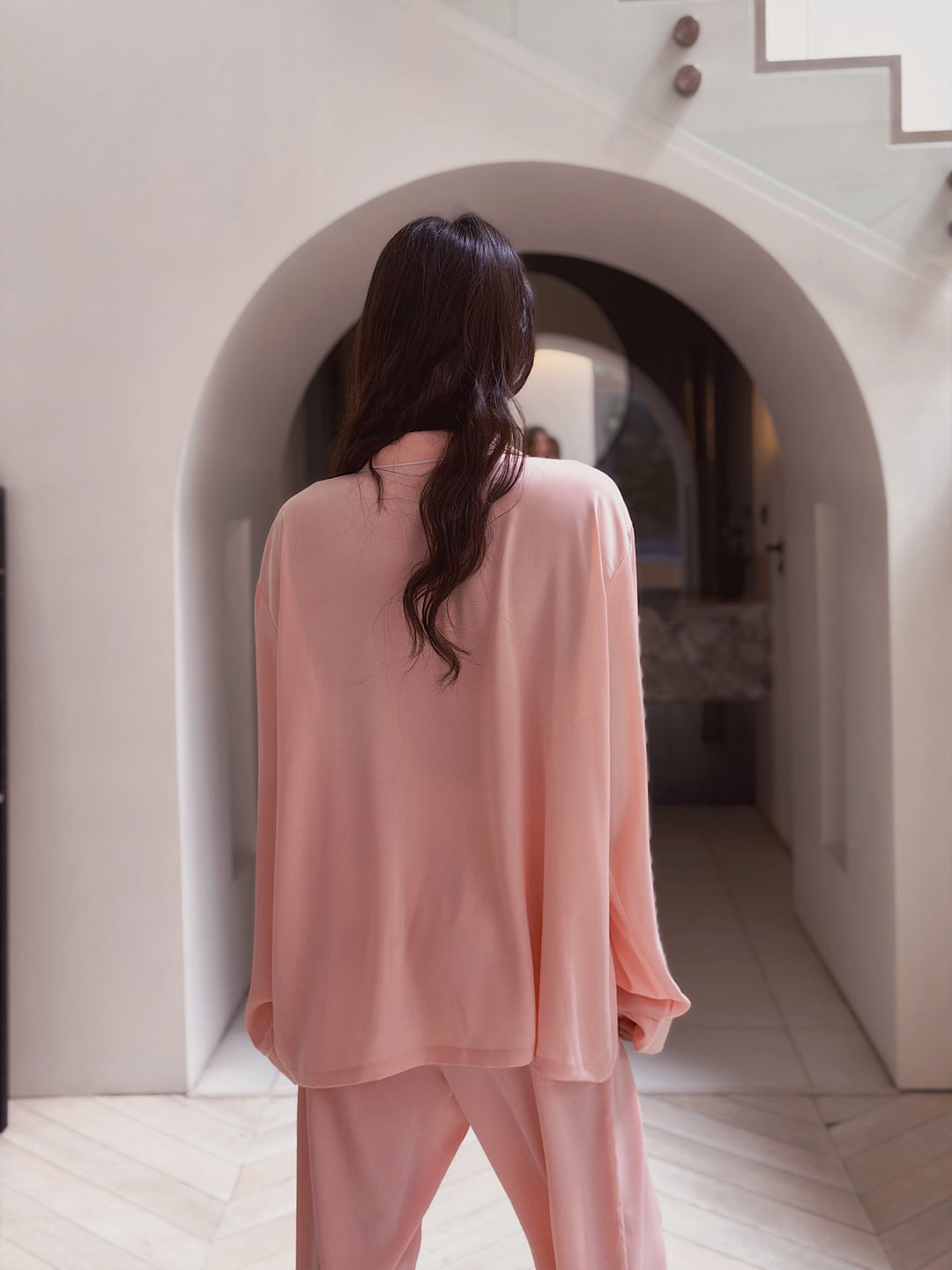 Self love satin /Dream lace in rose pajama only