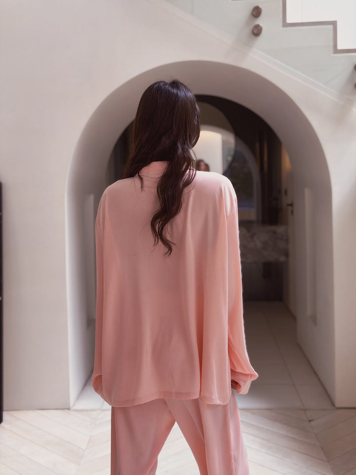 Self love satin /Dream lace in rose pajama only