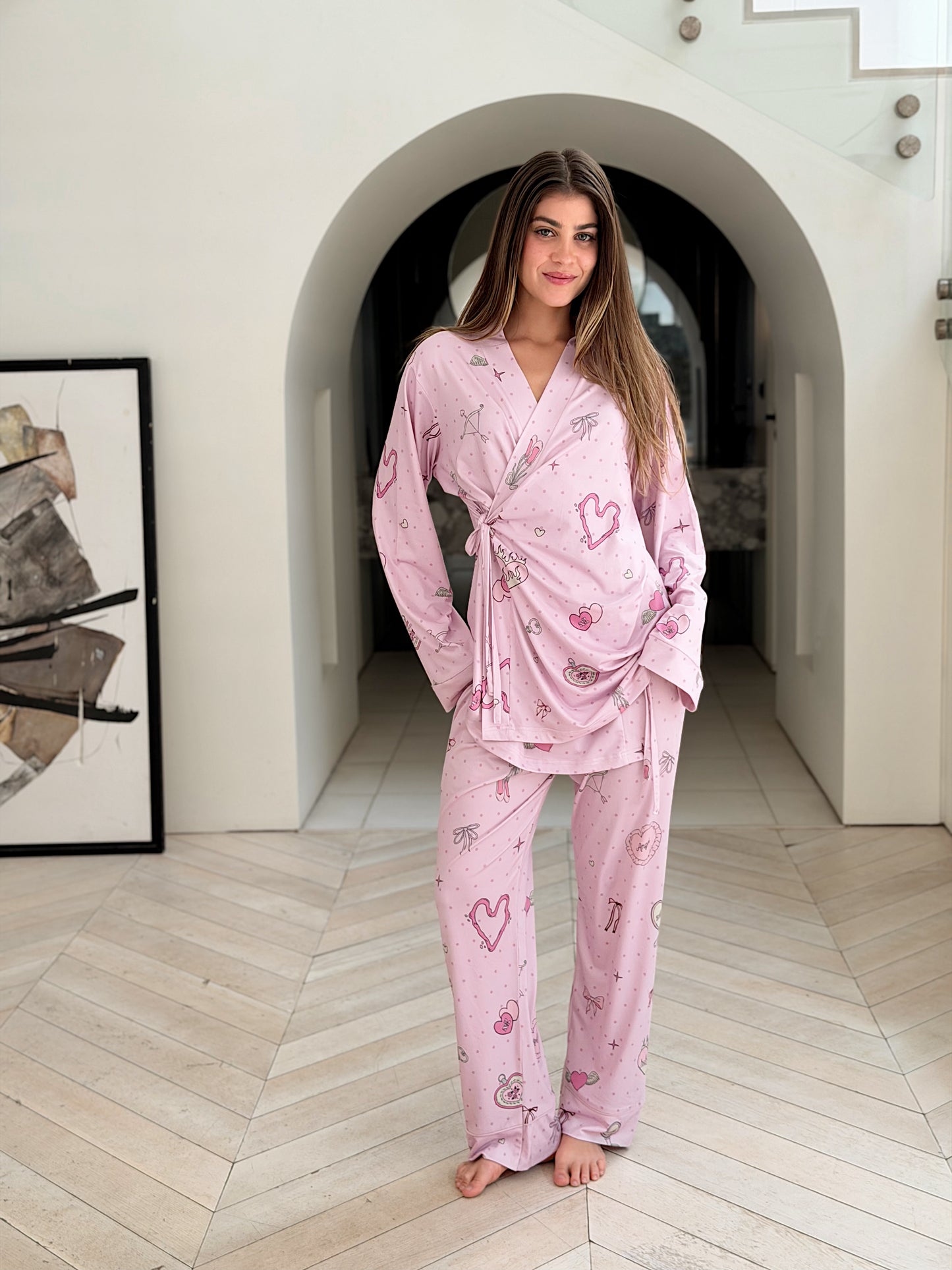 Self love cotton/ Angle mood in pink