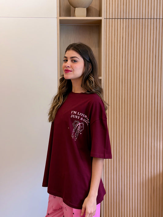 just a girl shirt