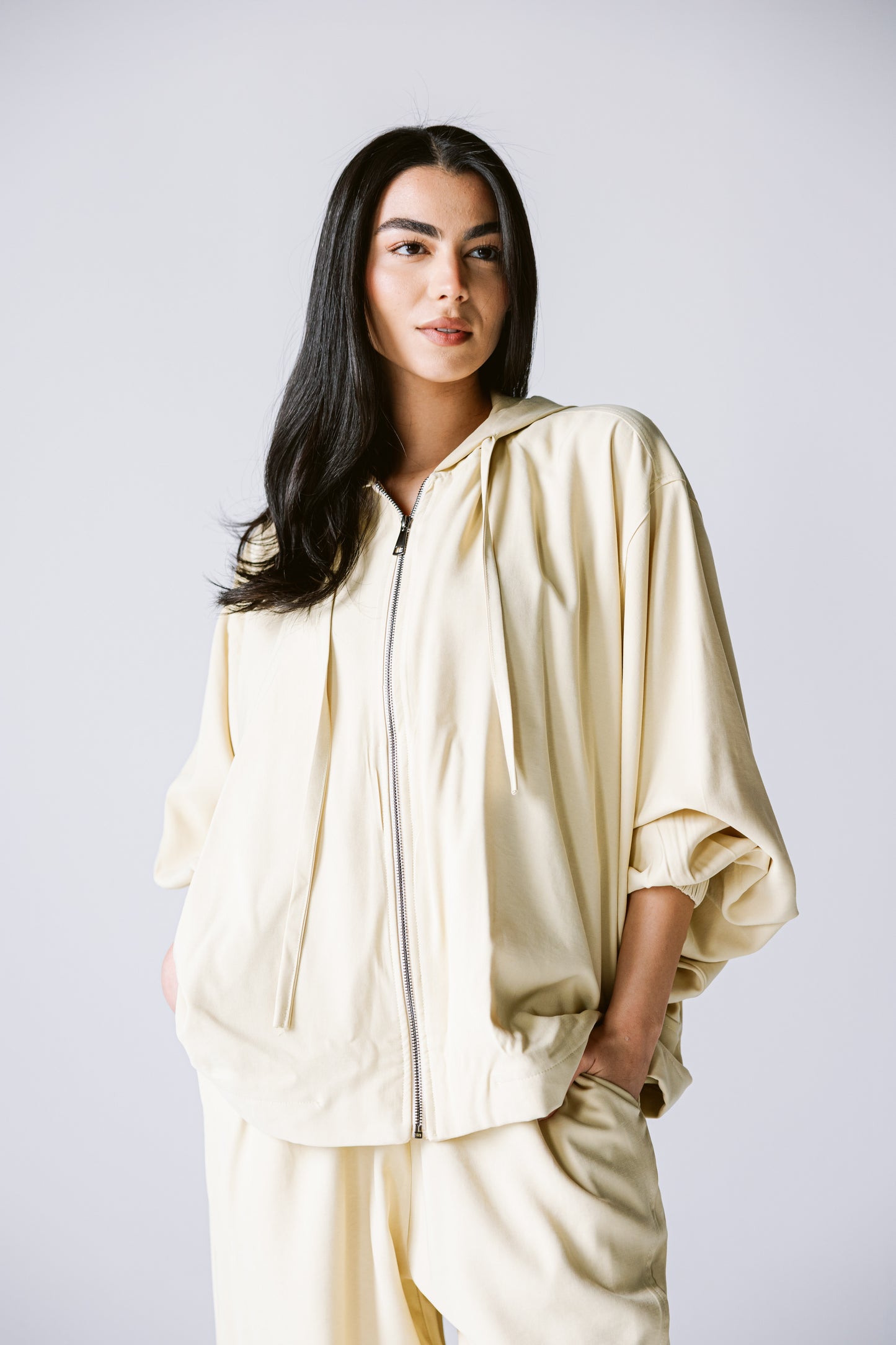 Off Duty set in Butter Yellow
