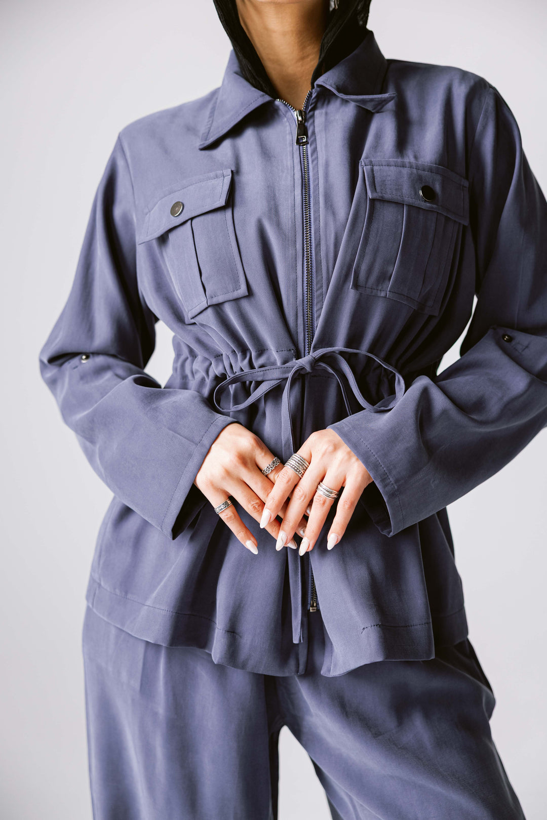 Light Bloom Set In Navy