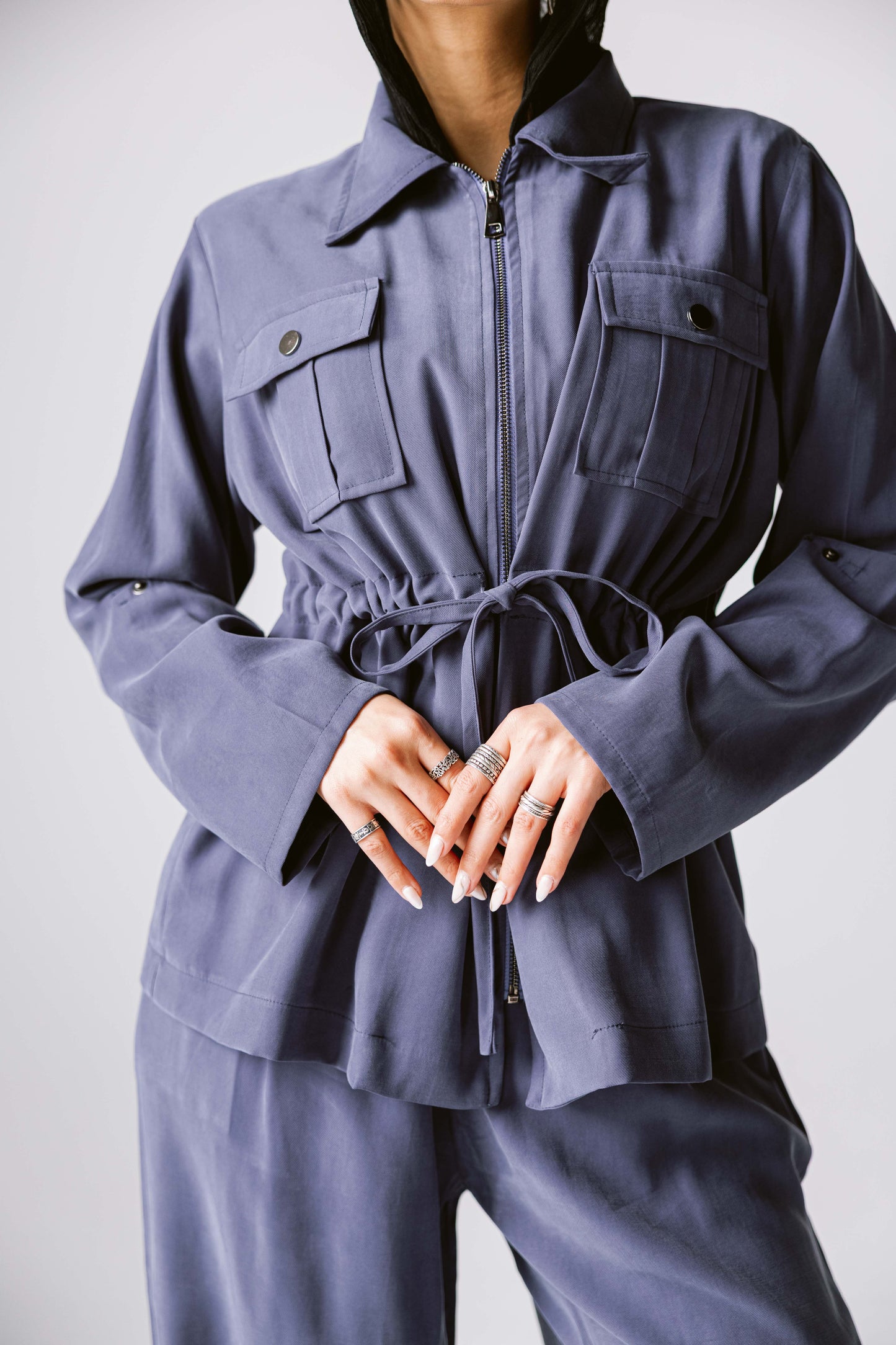 Light Bloom Set In Navy
