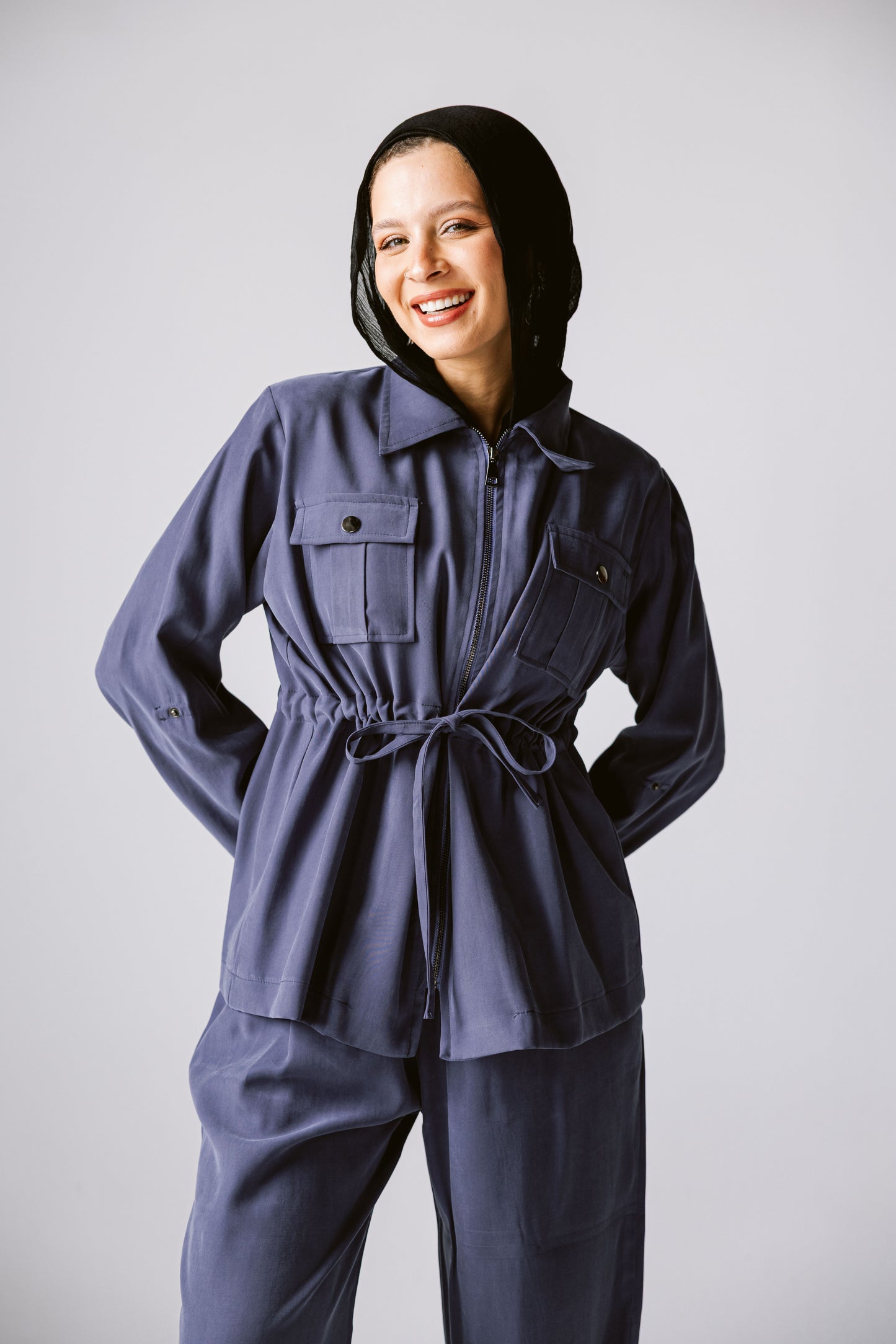 Light Bloom Set In Navy