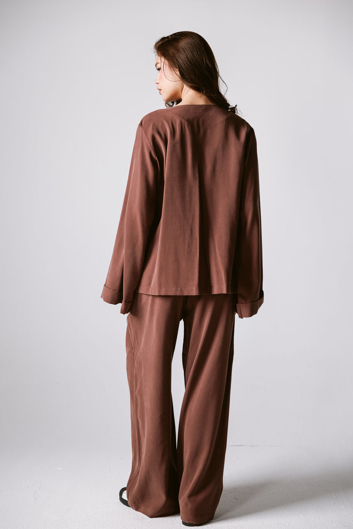 Fringes Set In Brown
