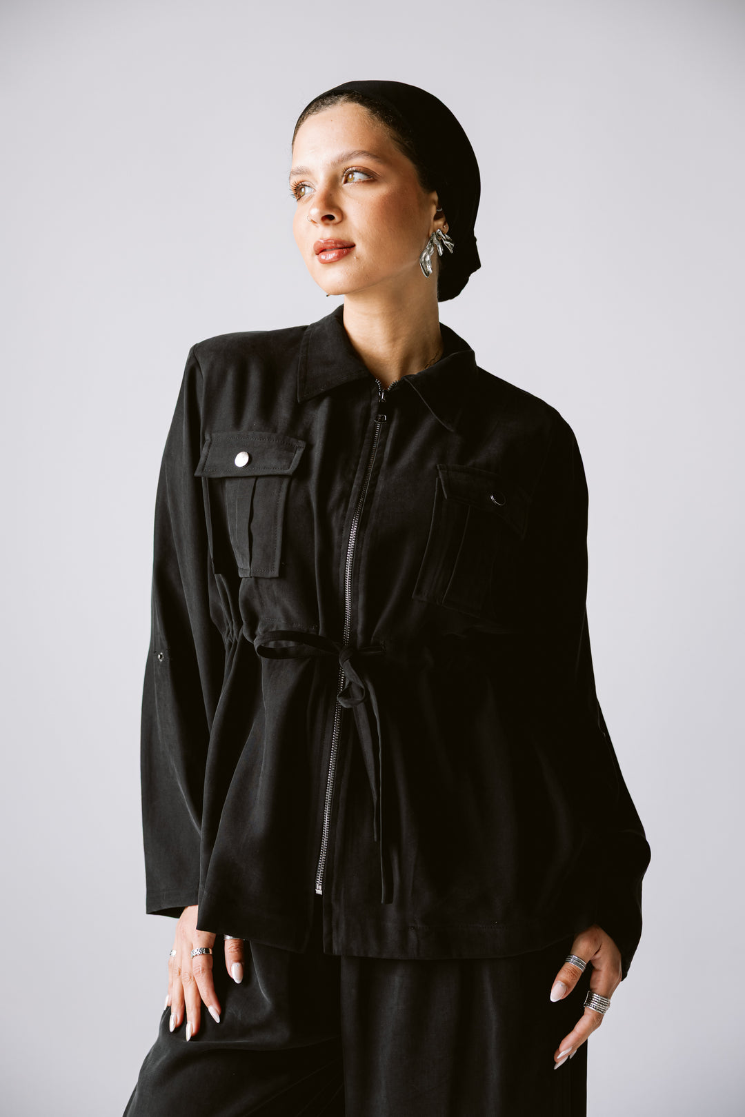 Light Bloom Set In Black