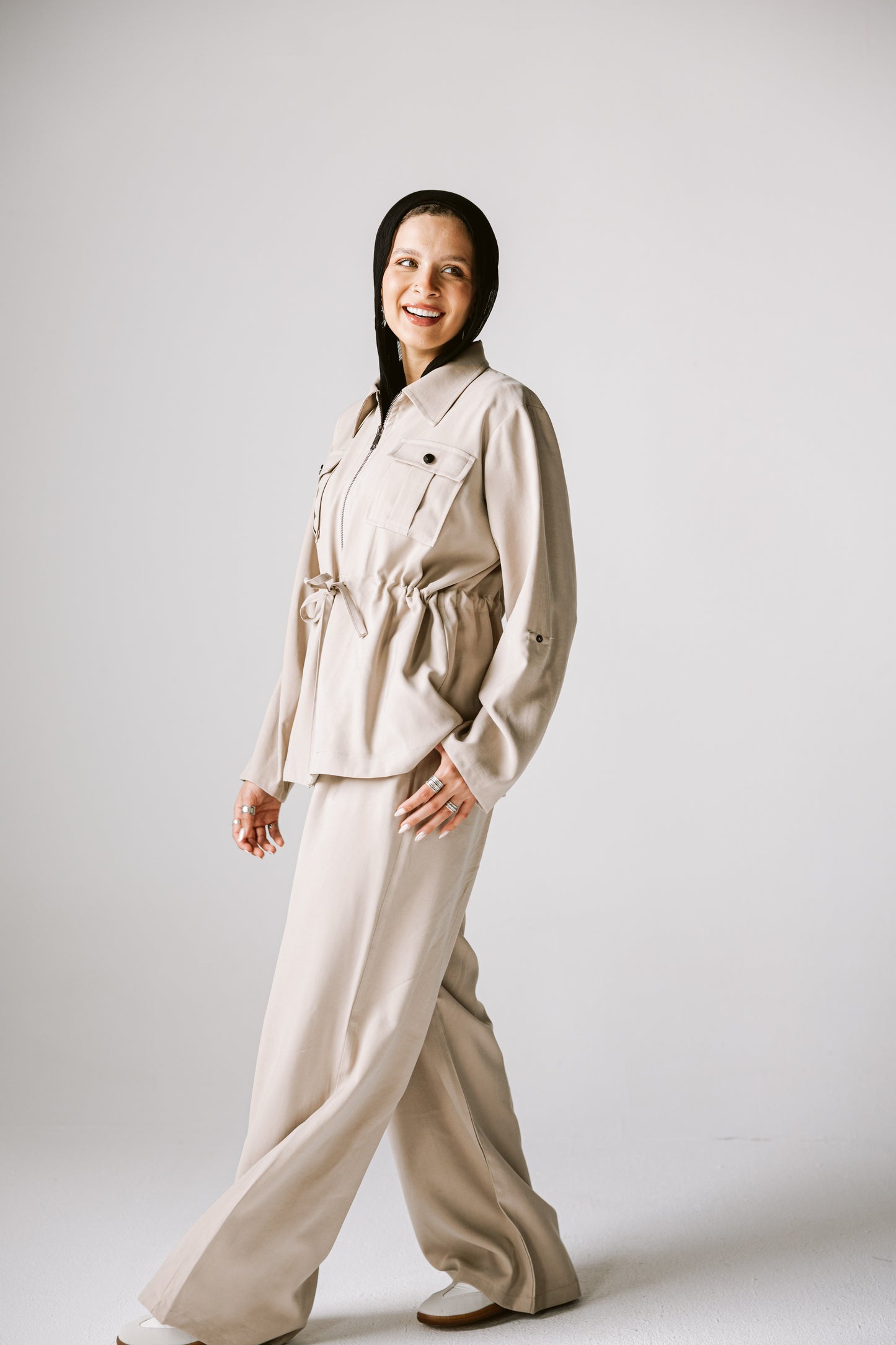 Light Bloom Set In Beige