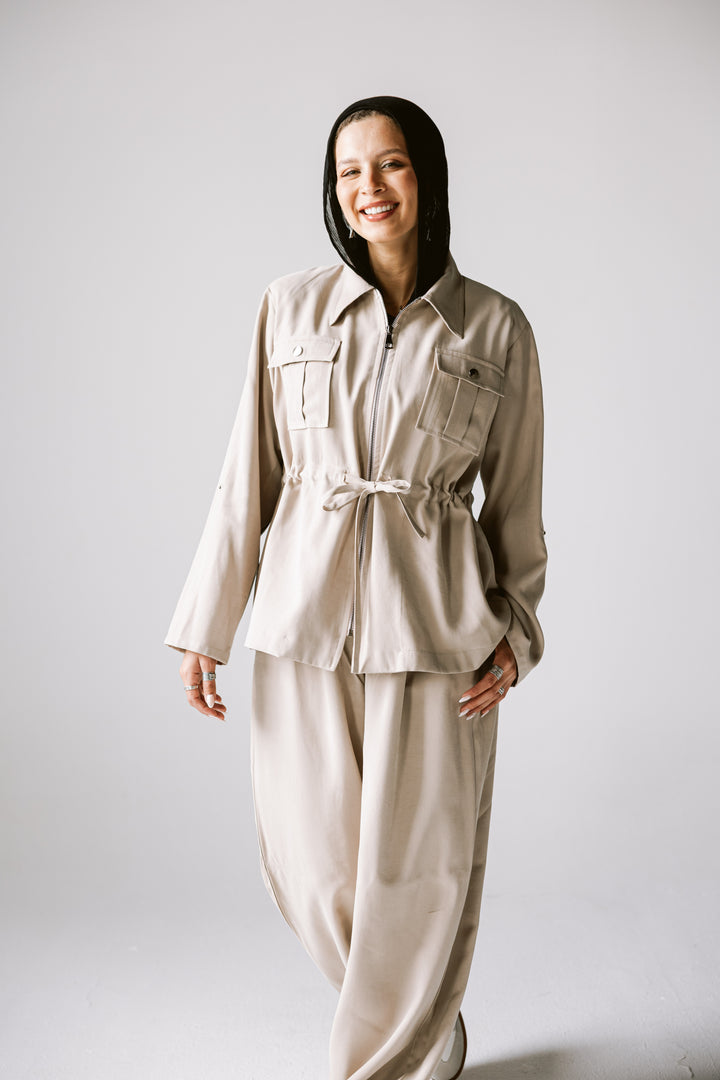 Light Bloom Set In Beige