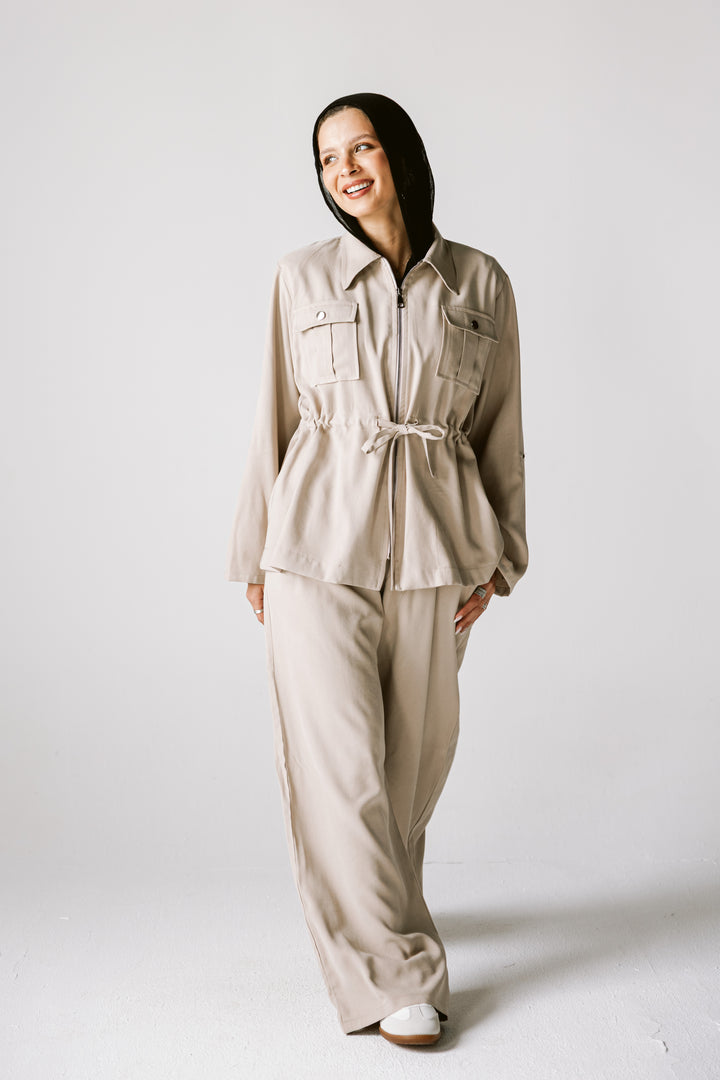 Light Bloom Set In Beige