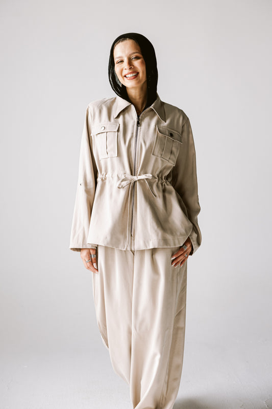 Light Bloom Set In Beige