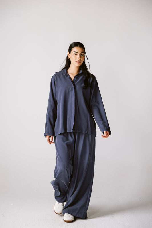 Back Zip Set In Navy