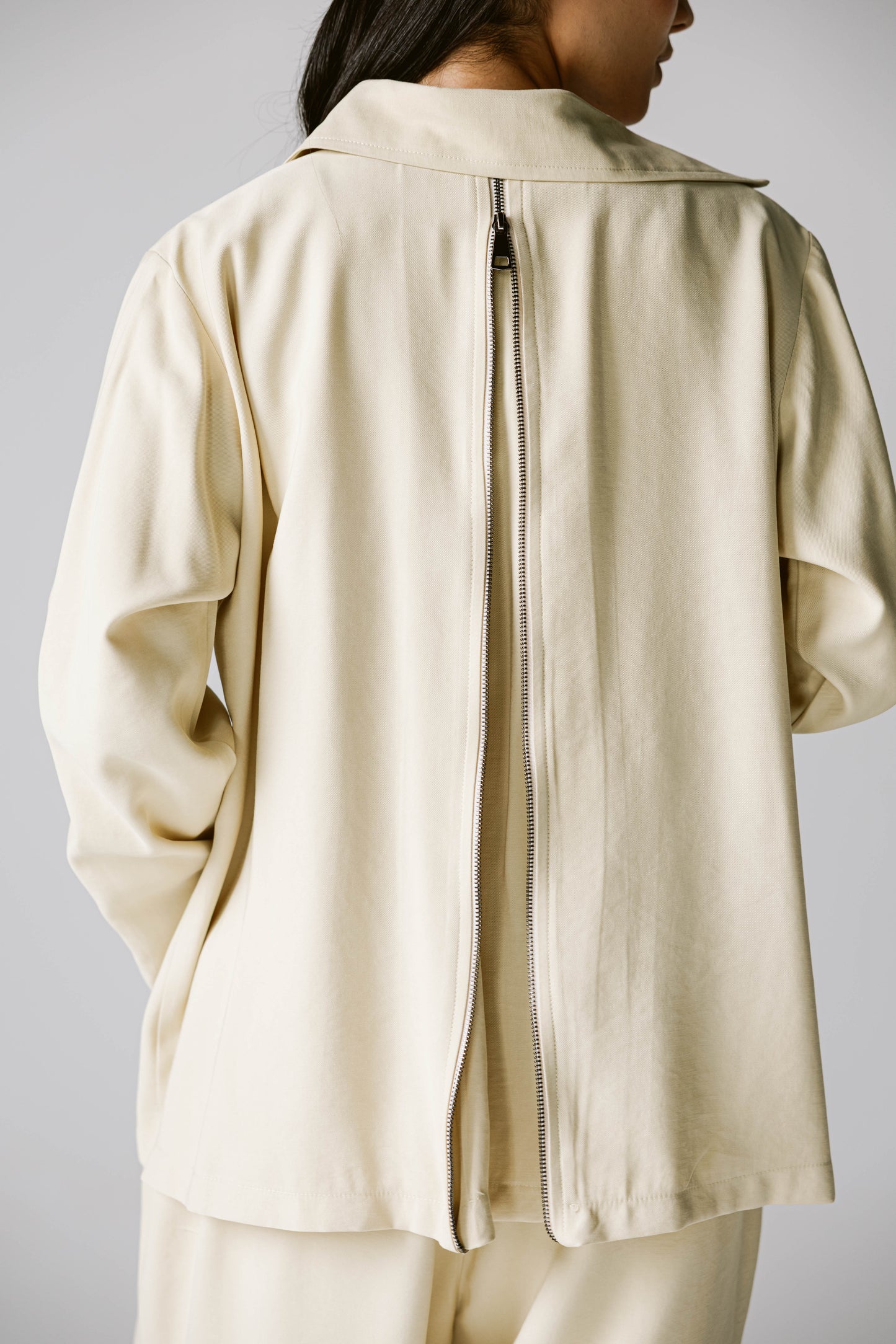 Back Zip Set In Butter Yellow