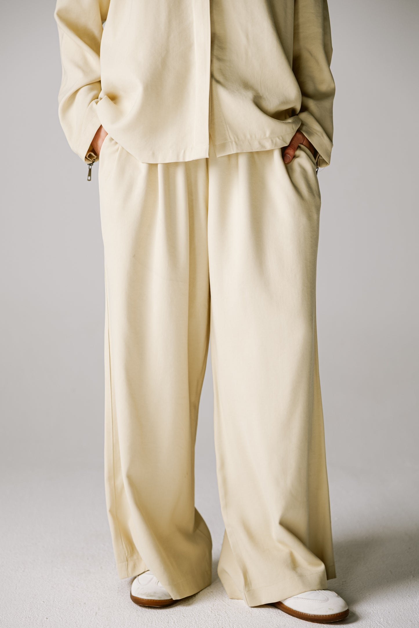 Back Zip Set In Butter Yellow