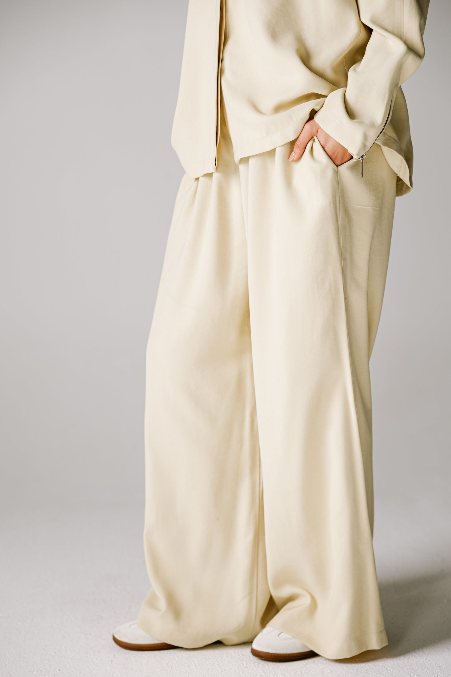 Back Zip Set In Butter Yellow