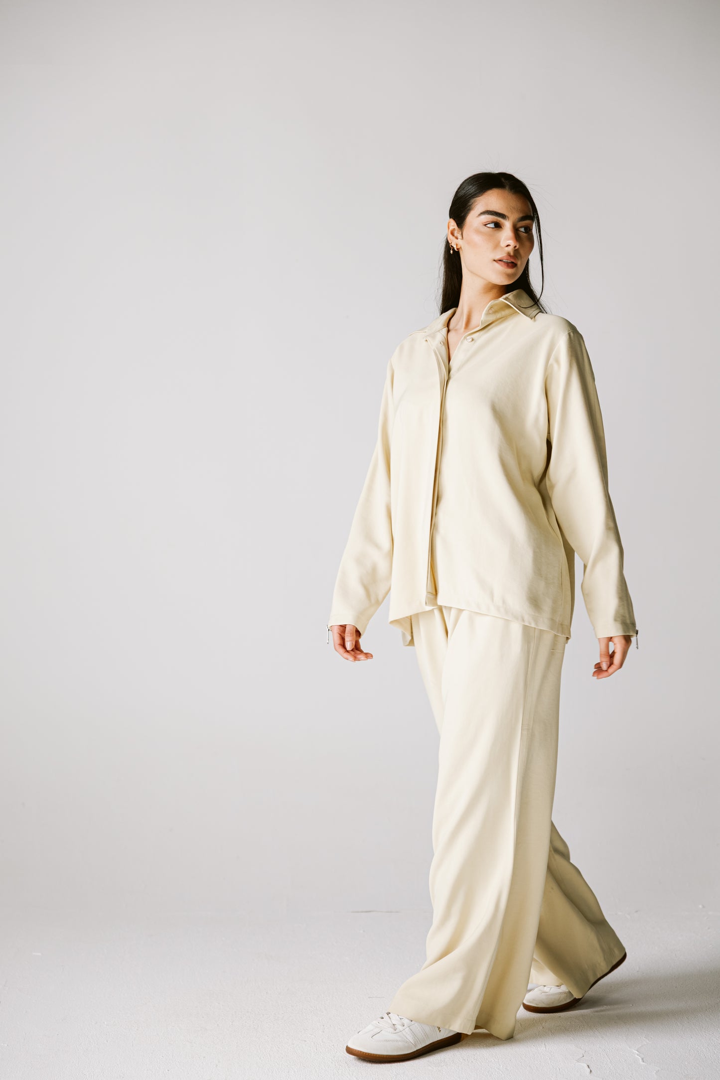 Back Zip Set In Butter Yellow