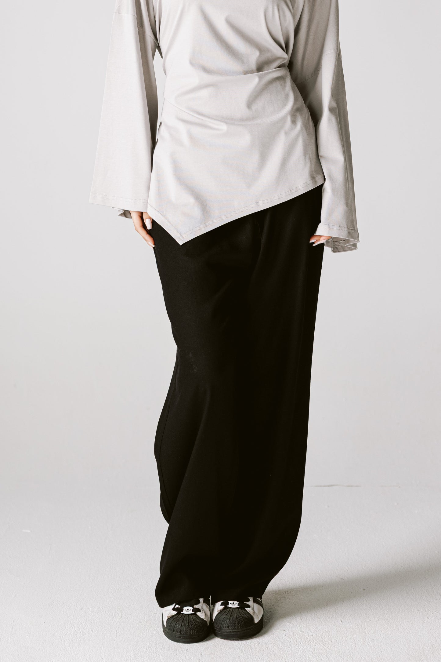Pure linen pants IN Black