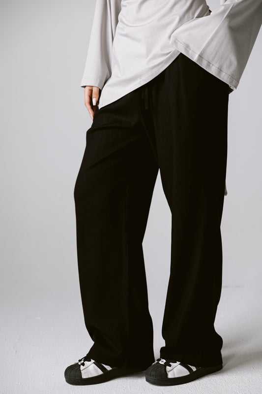 Pure linen pants IN Black
