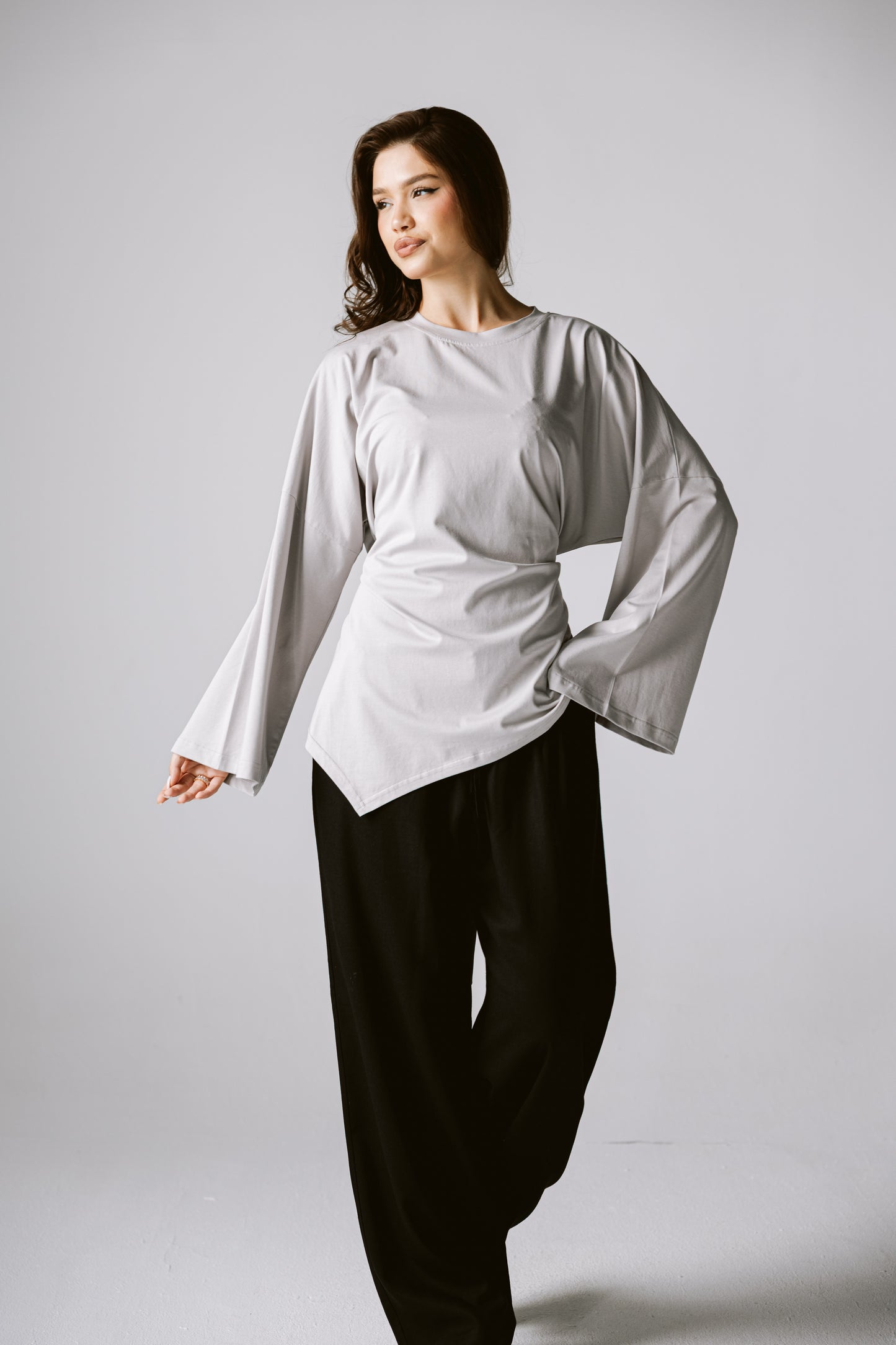 Pure linen pants IN Black