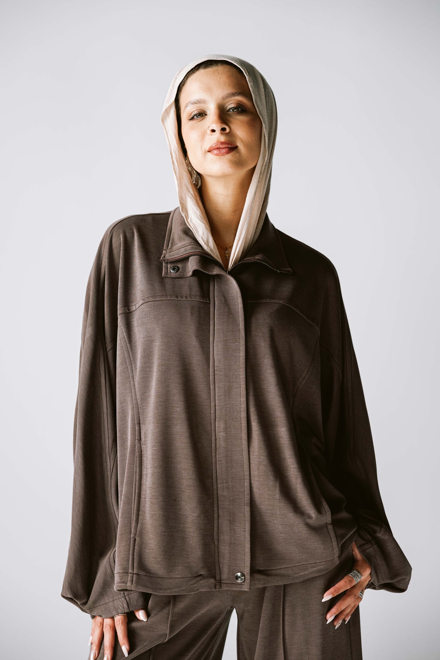 Essential Cotton set In Brown