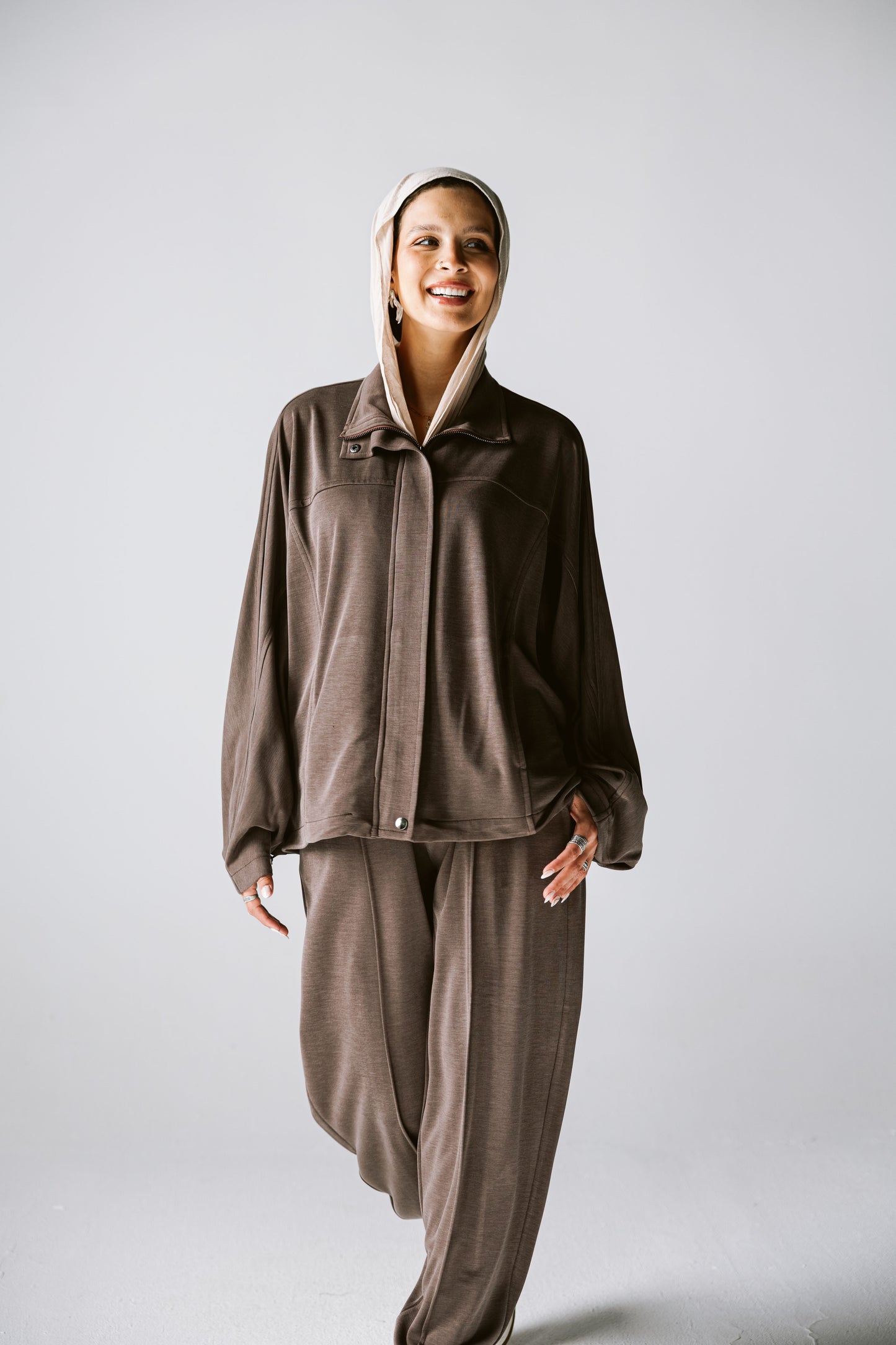 Essential Cotton set In Brown