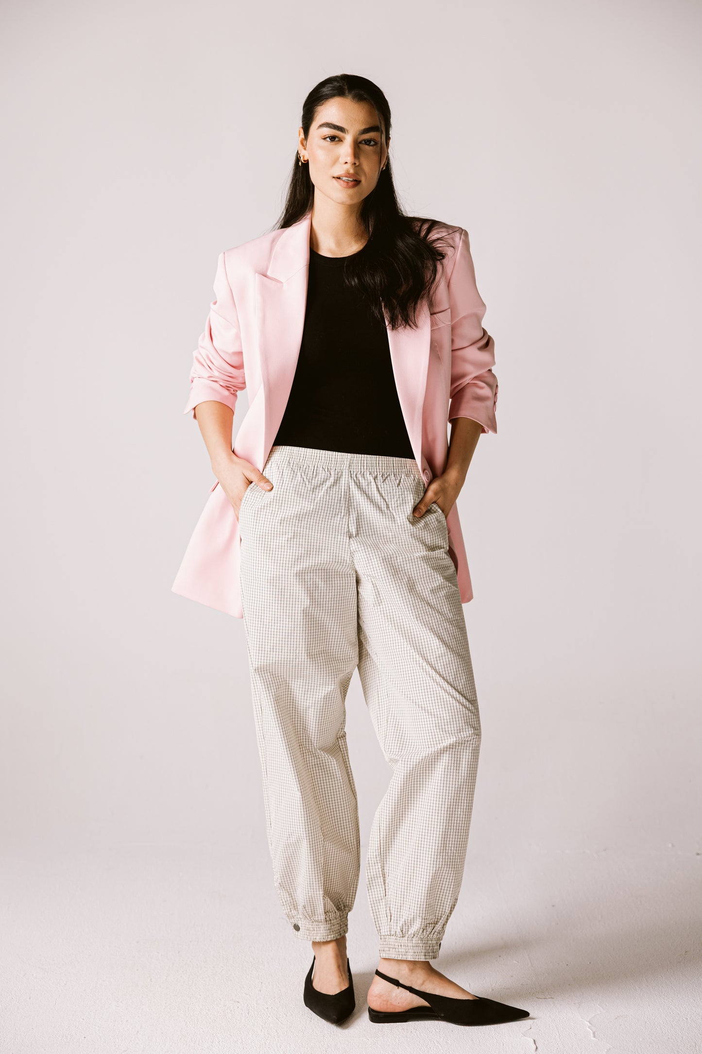 Oversized Statement Blazer In pink