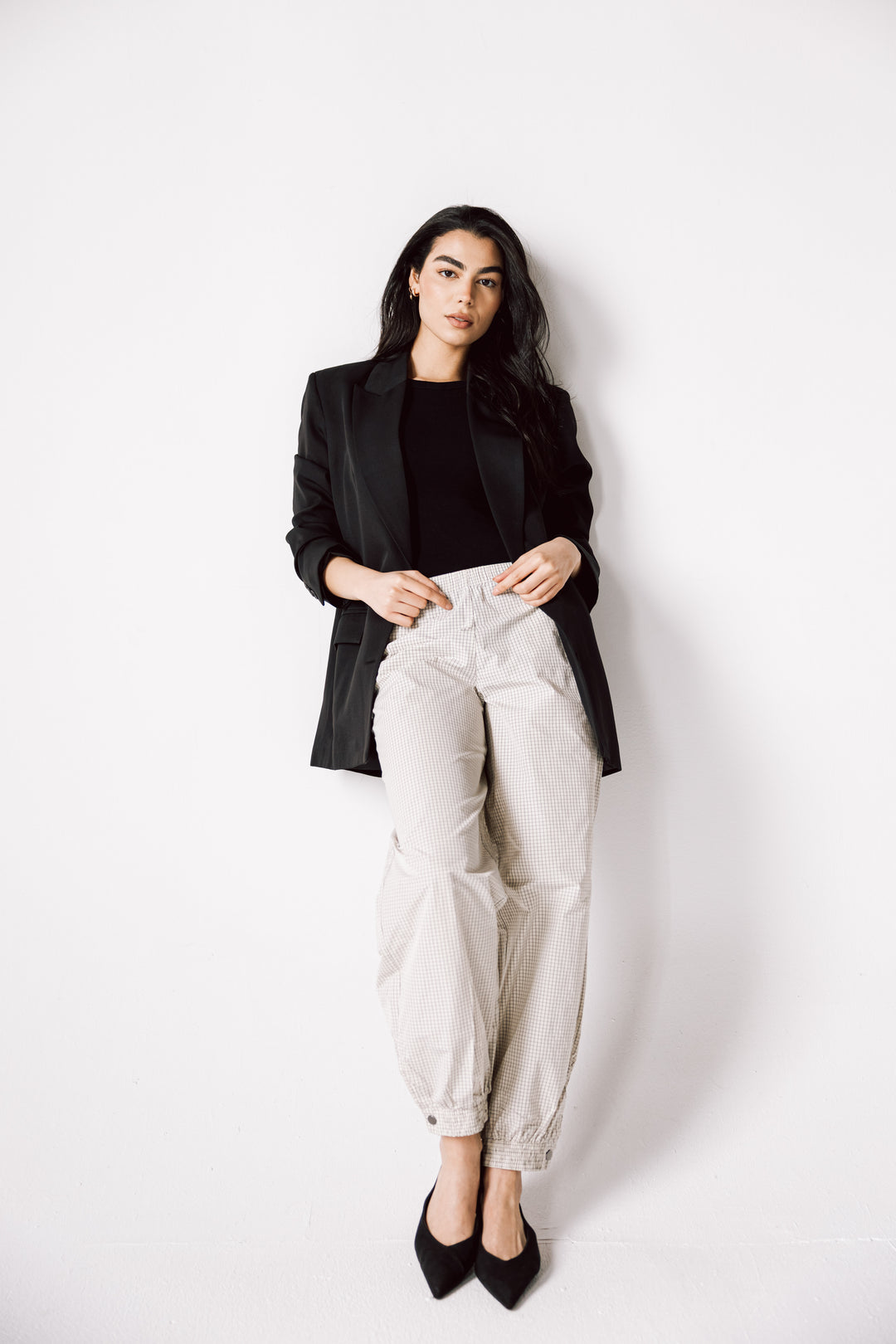 Oversized Statement Blazer In Black