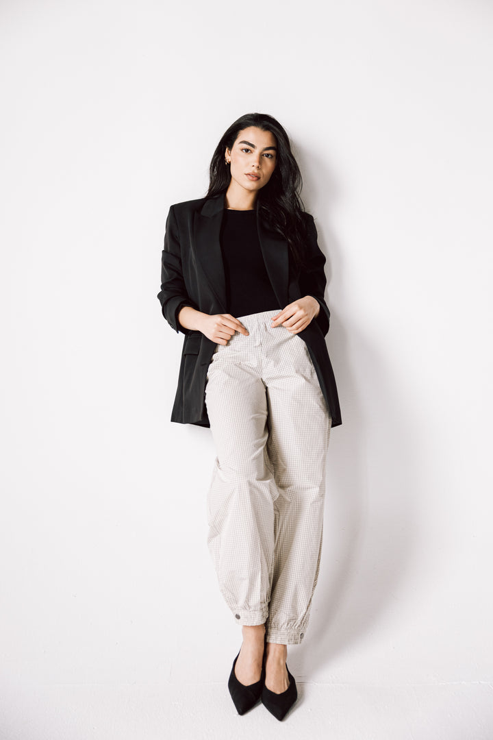Oversized Statement Blazer In Black