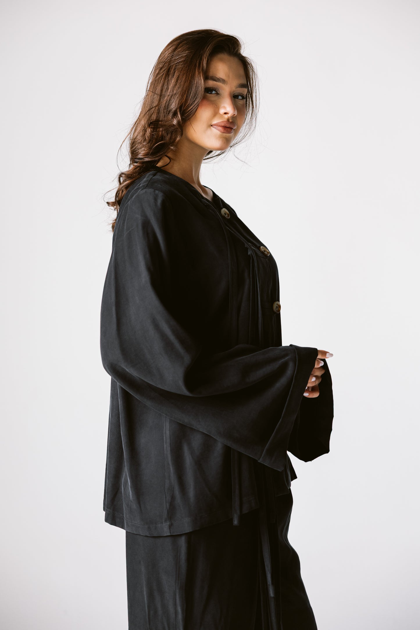 Fringes Set In Black