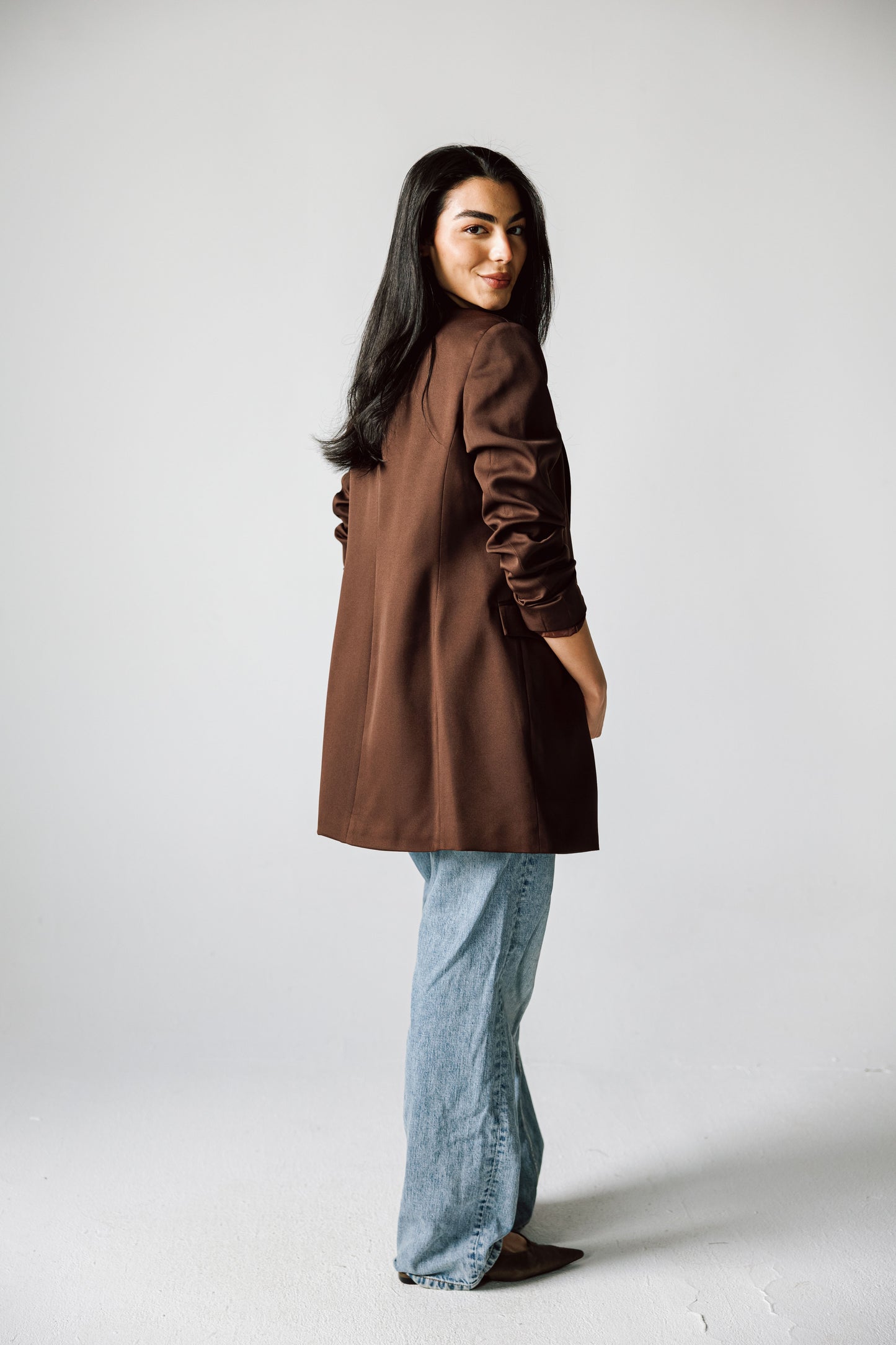 SLIM FIT Chocolate BROWN BLAZER