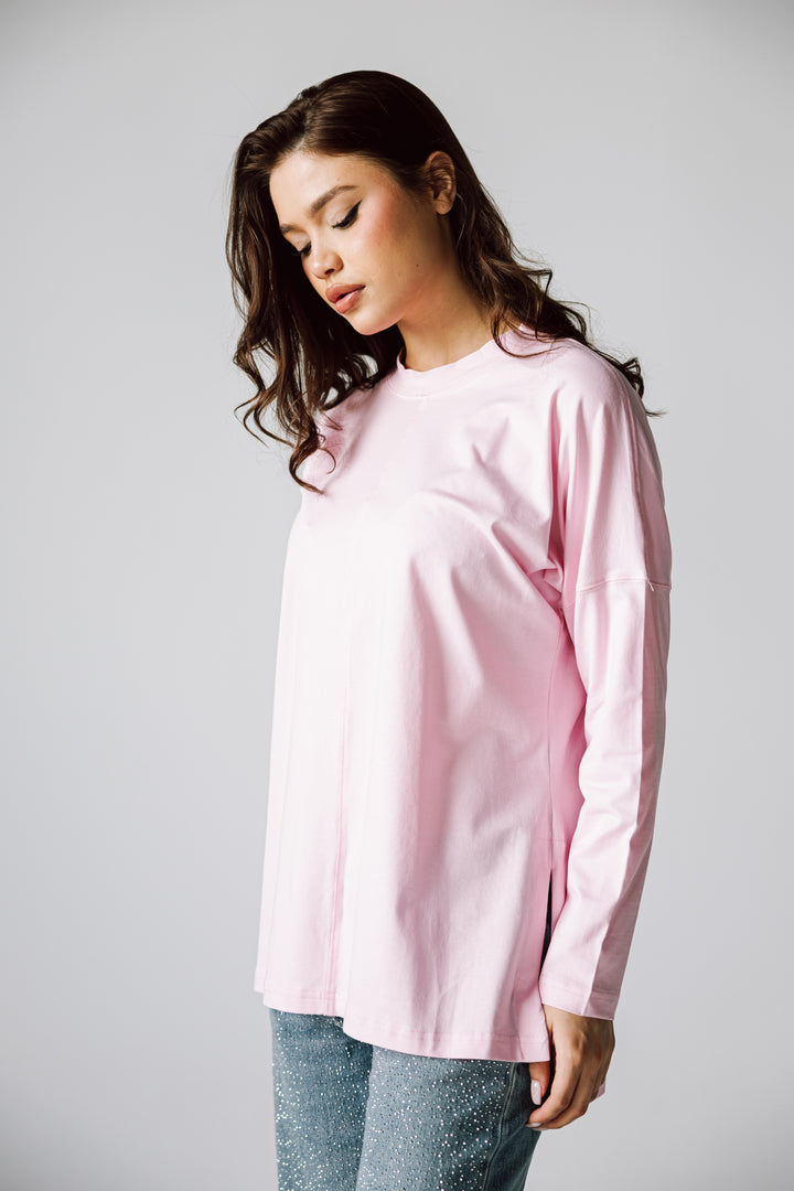 Basic Top In Pink