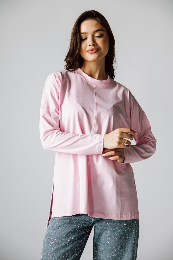 Basic Top In Pink