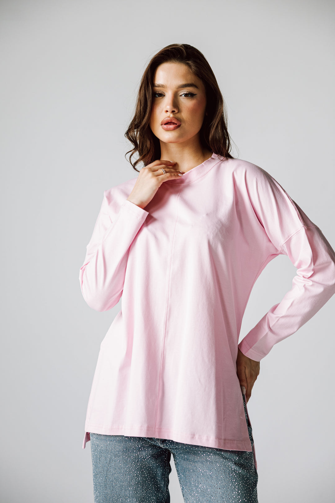 Basic Top In Pink