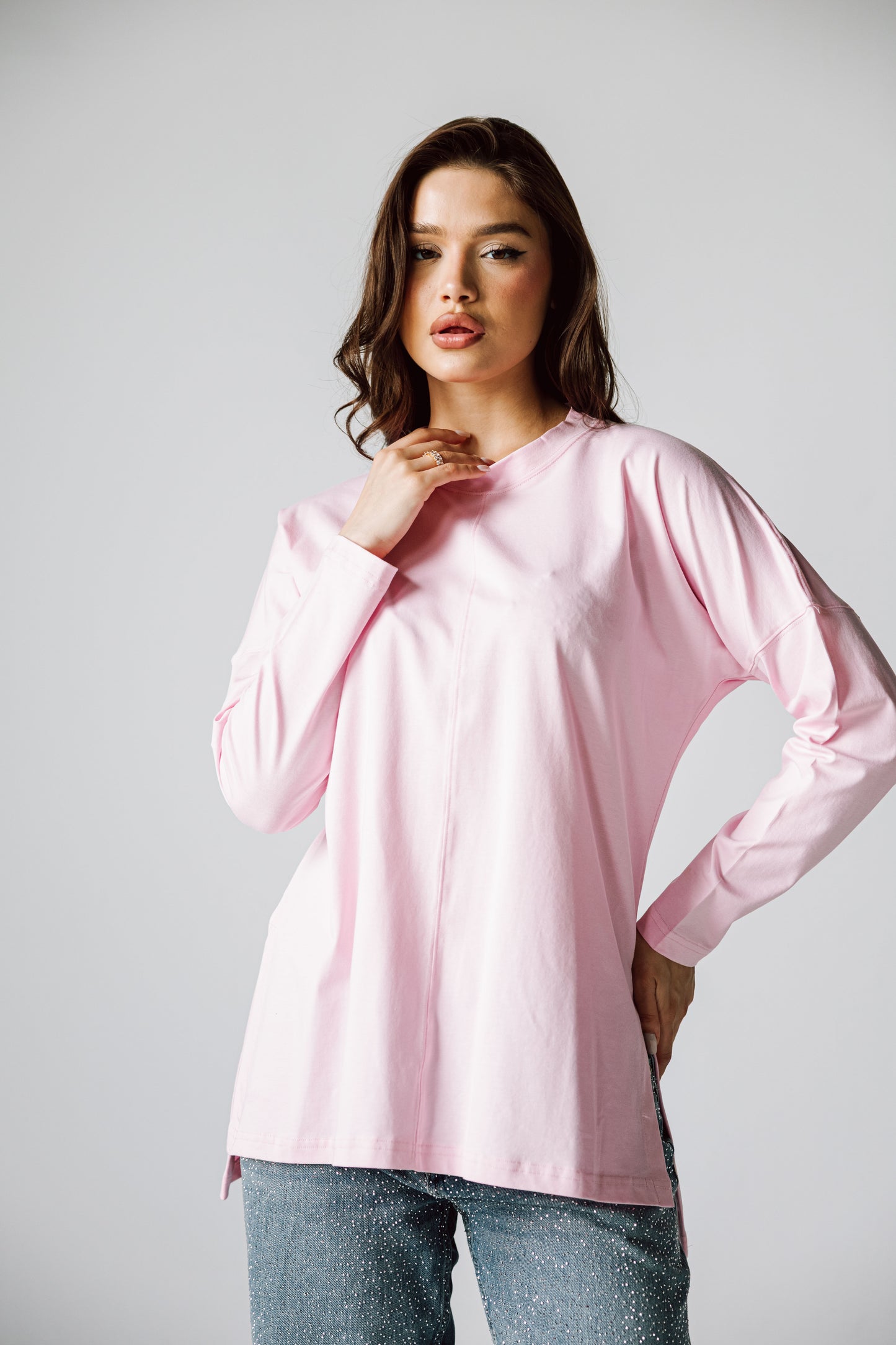 Basic Top In Pink