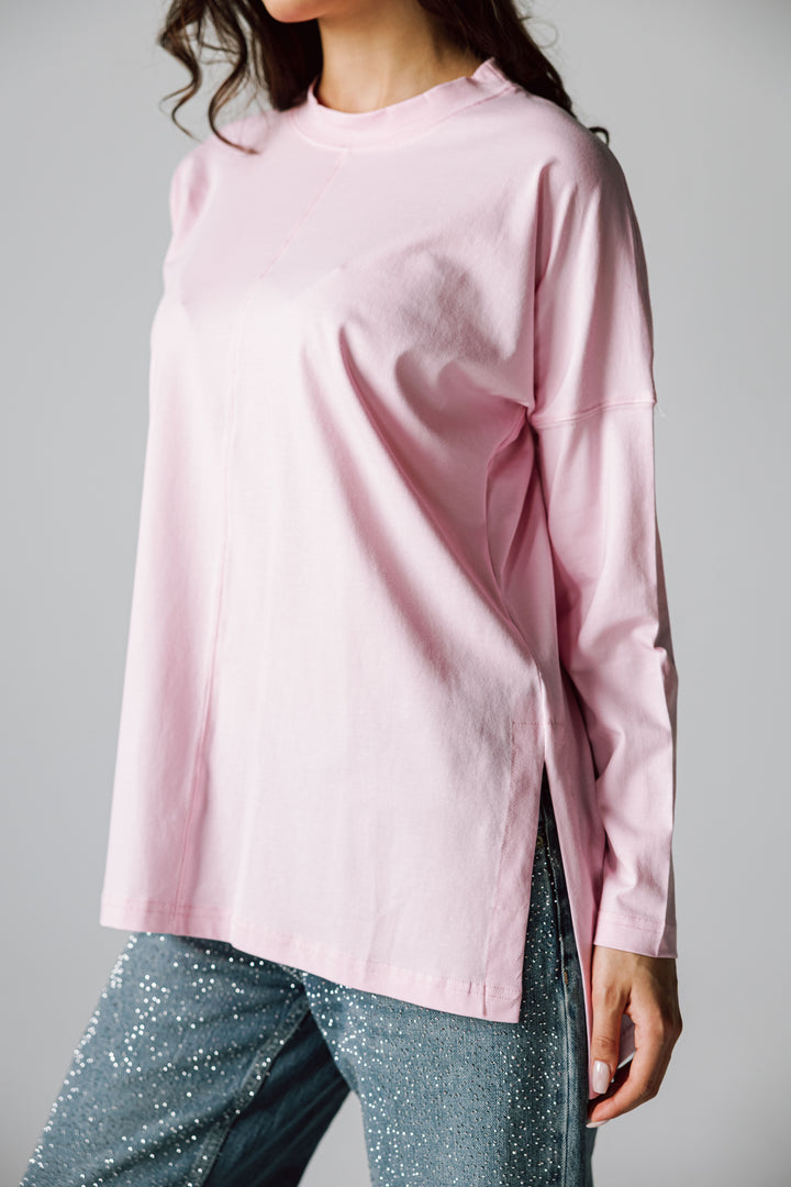 Basic Top In Pink